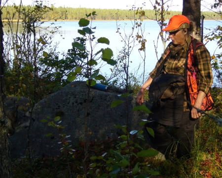 Rast vid Övre Naartijärvi