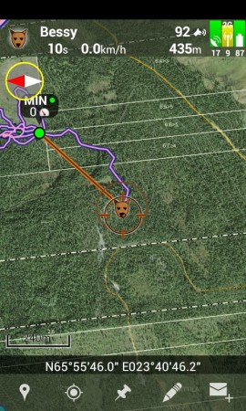 Fast på upplagsplatsen