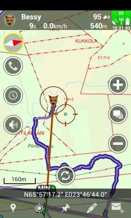 Screenshot av Bessys arbete